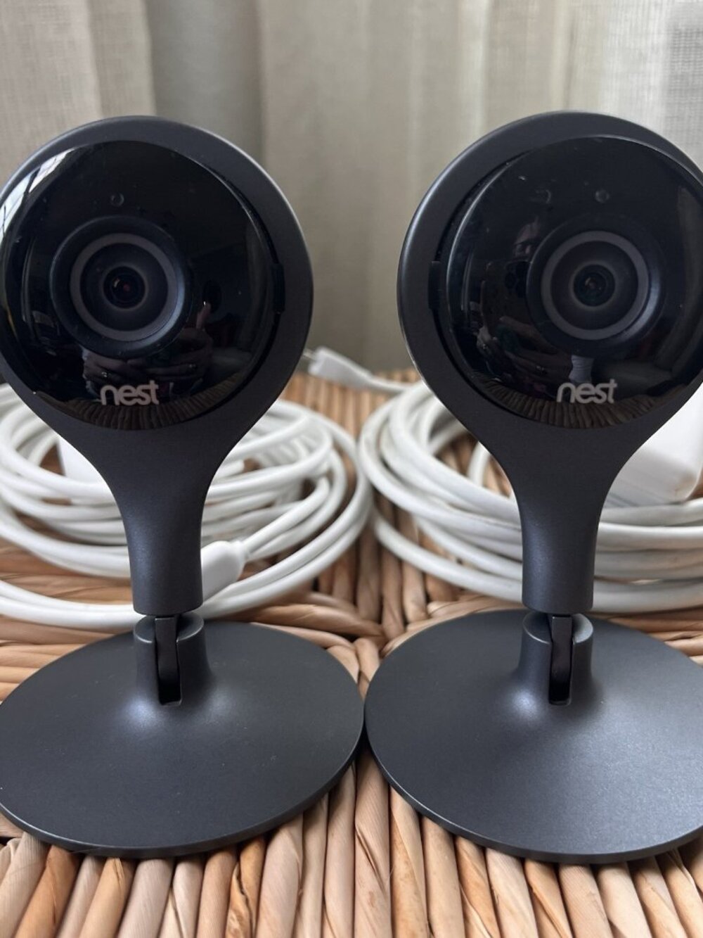 Google Nest Cam Model A0005 Indoor Security Wi-Fi Camera, Black (Pair) Tested